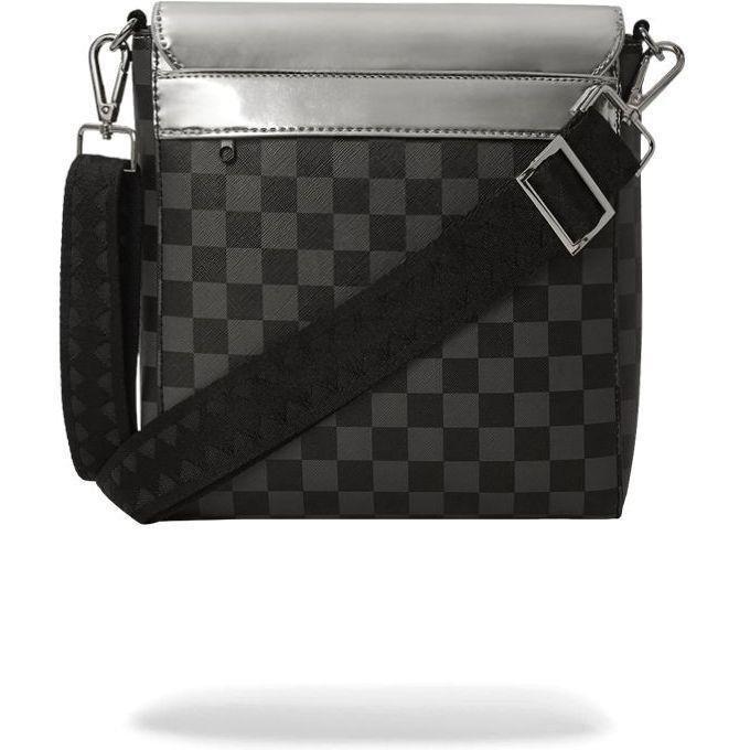 Sprayground Metallic Drip Sharks In Paris Messenger Sling, , large image number 1