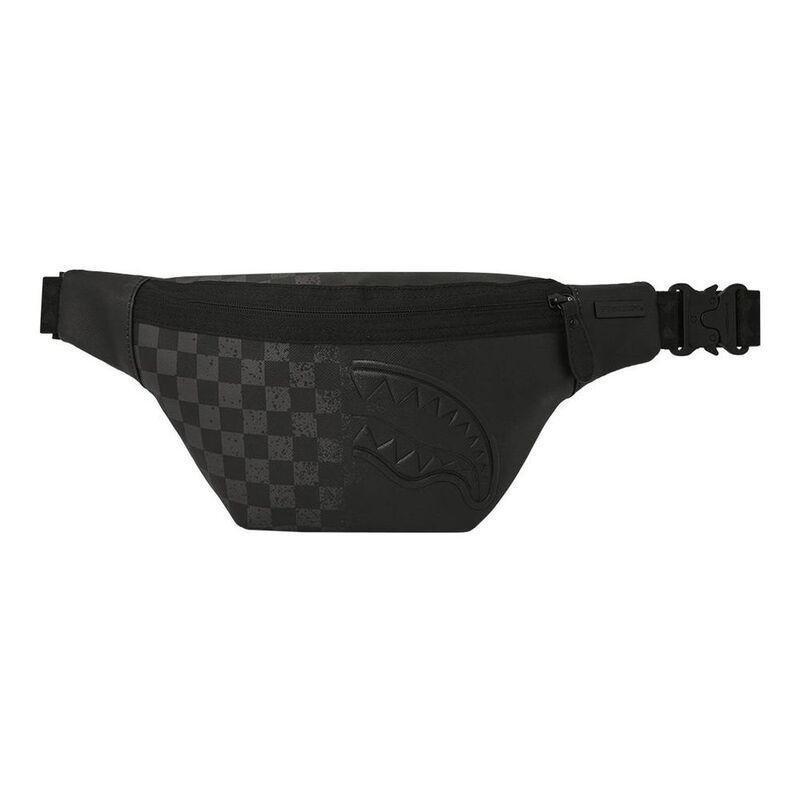 Sprayground Spray Spritz Grey Check Savvy Cross-Body, , medium