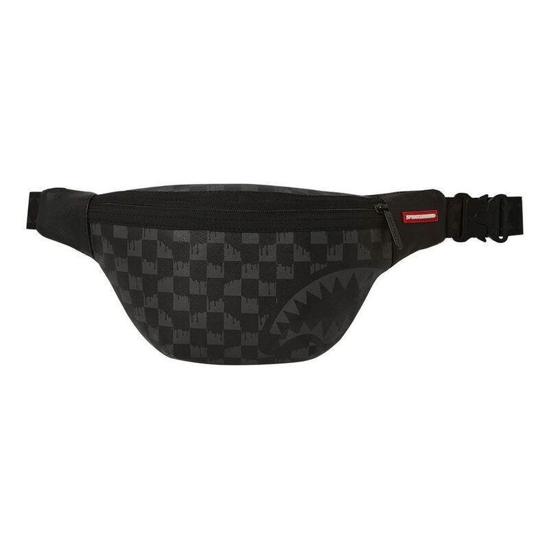Sprayground Hangover Drip Grey Check Savvy Cross-Body, , medium