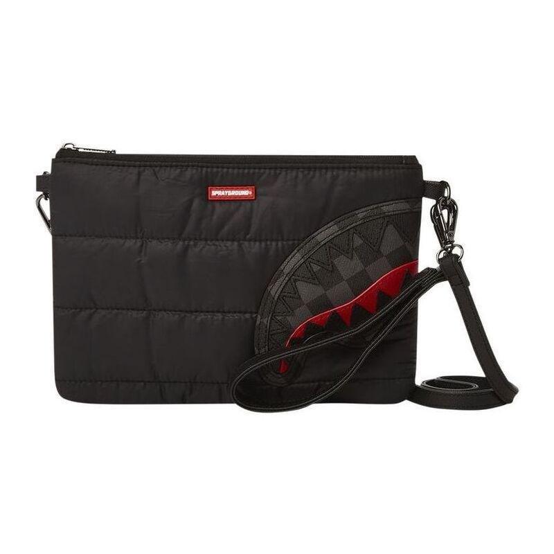 Sprayground Black Puffer Clutch, , medium