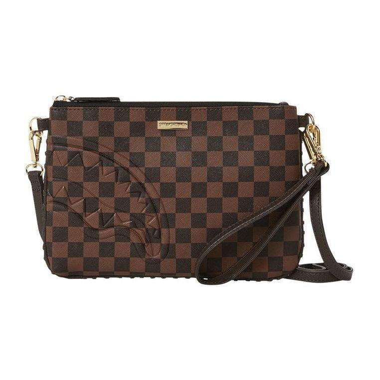 Sprayground Core Embossed Check Clutch, , medium