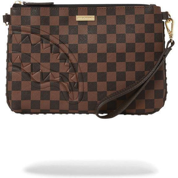 Sprayground Core Embossed Check Clutch, , large image number 2