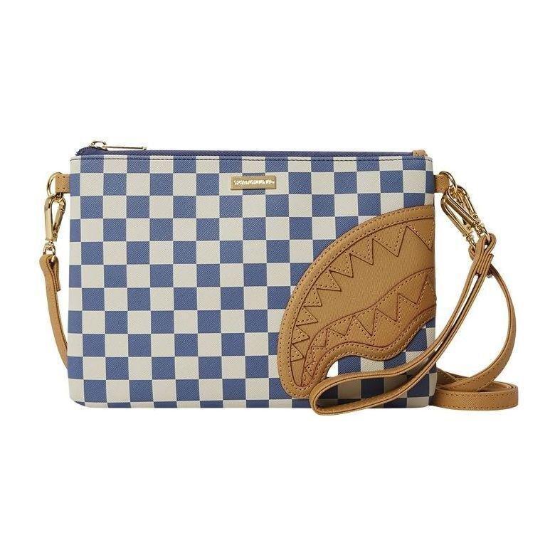 Sprayground Letter Checkers Clutch, , medium