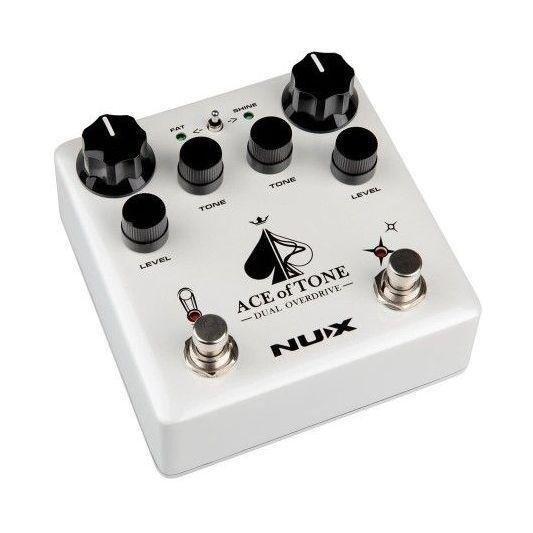 NUX NDO-5 Ace of Tone Dual Overdrive in a Stompbox - White, , large image number 1