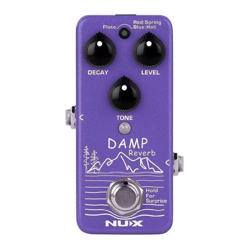 NUX NRV-3 Damp Mini Reverb Pedal Effects, , large image number 0