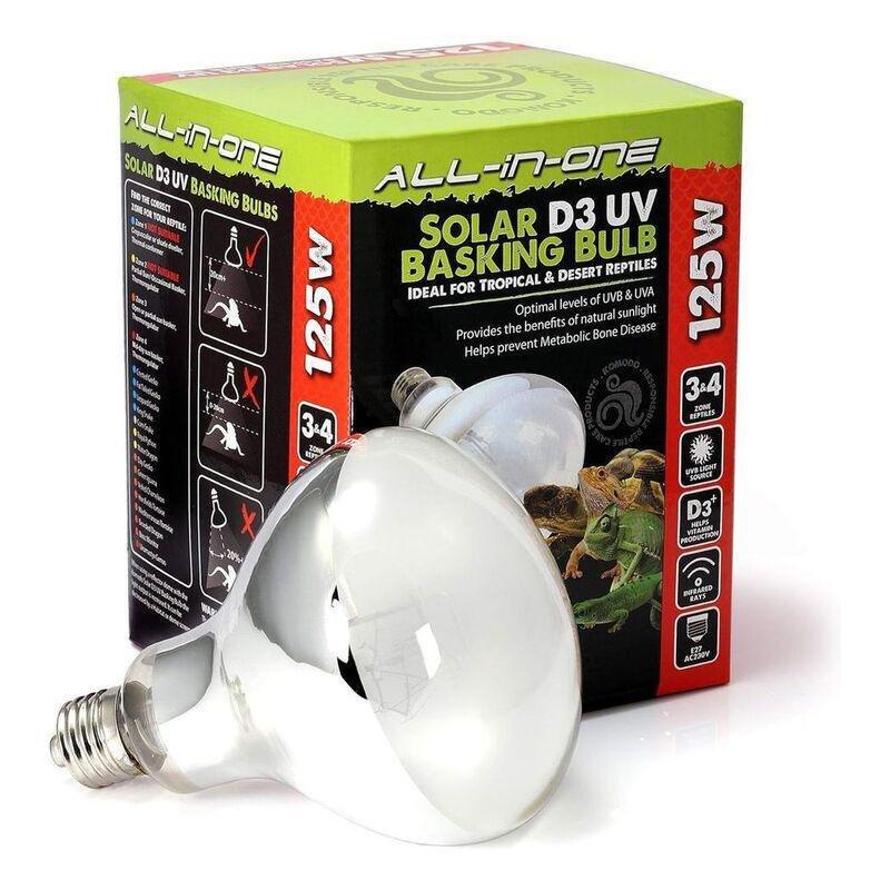 Komodo Solar D3 UV Basking Bulb 125W, , medium