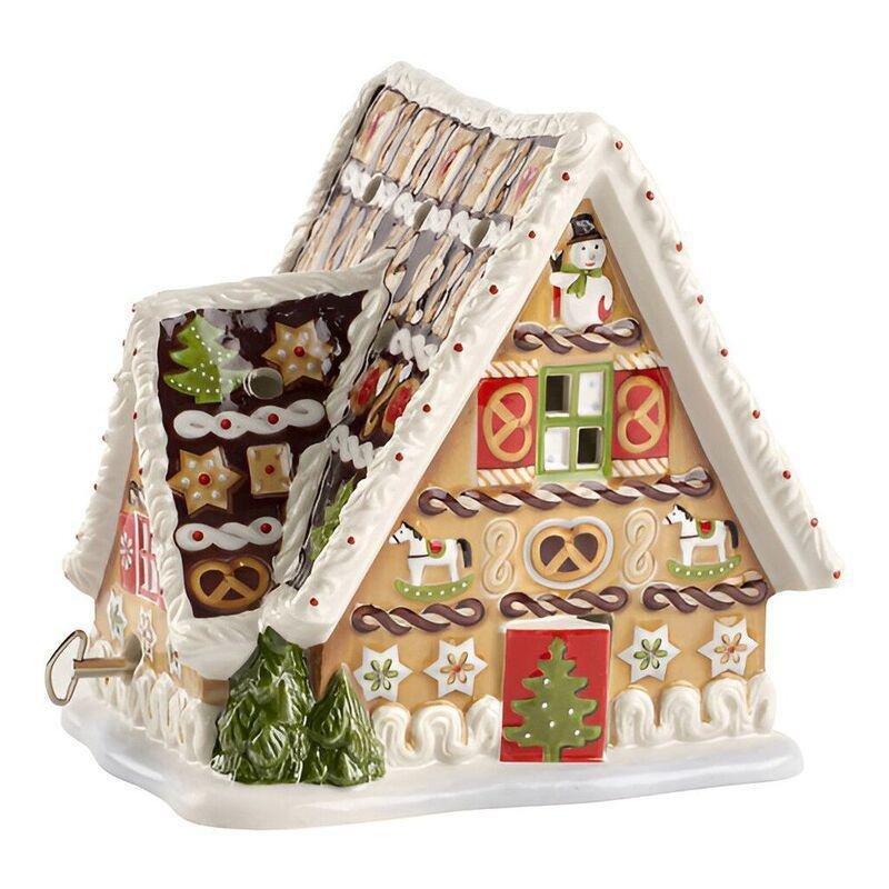 Villeroy & Boch Gingerbread House with Musical Clock (16 x 13 x 16 cm), , large image number 0