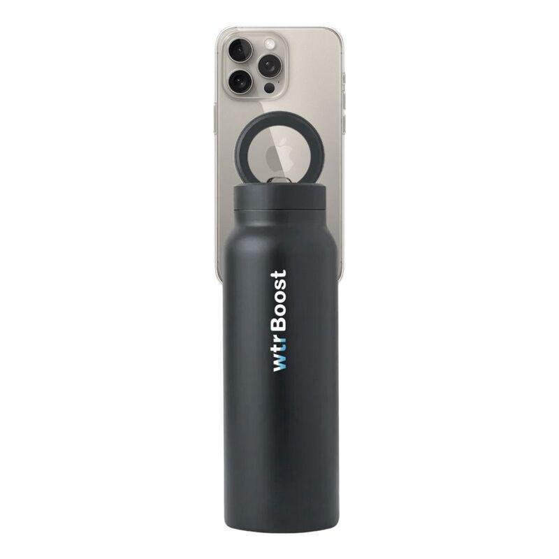 WTR Boost Black - Insulated Stainless Steel Bottle with Mobile Holder 750ml, , large image number 0