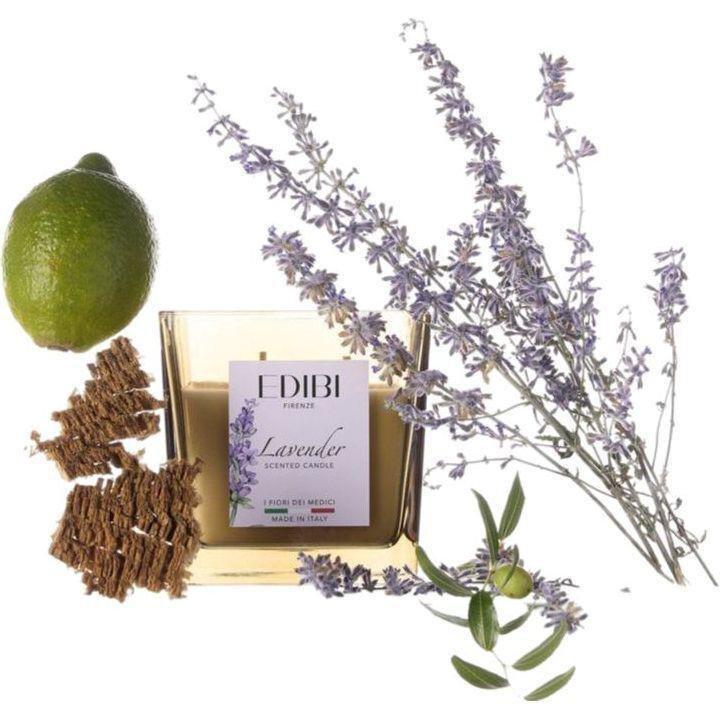 Edibi Firenze Lavender Square Candle 350g, , medium