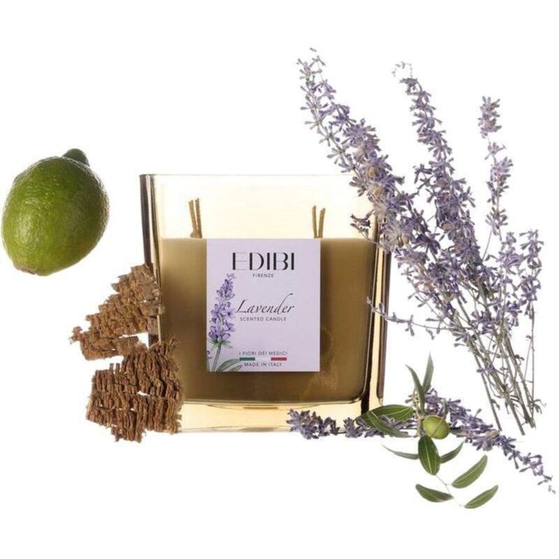 Edibi Firenze Lavender Square Candle 1kg, , medium