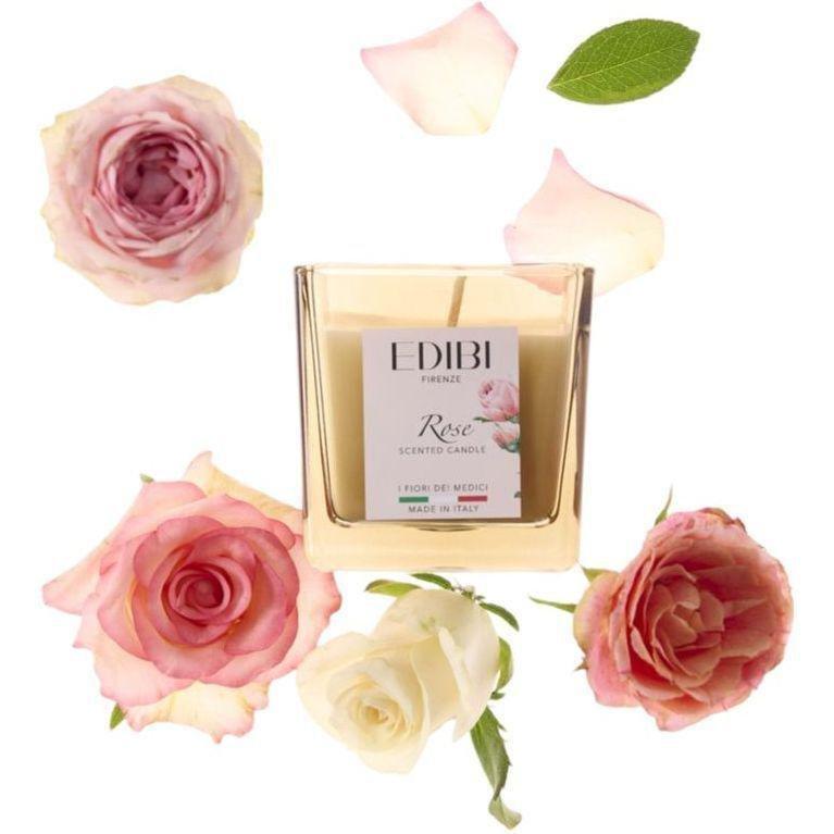 Edibi Firenze Rose Square Candle 180g, , medium