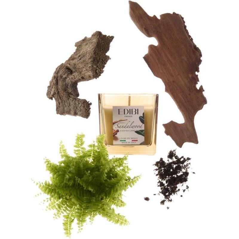 Edibi Firenze Sandalwood Square Candle 180g, , medium