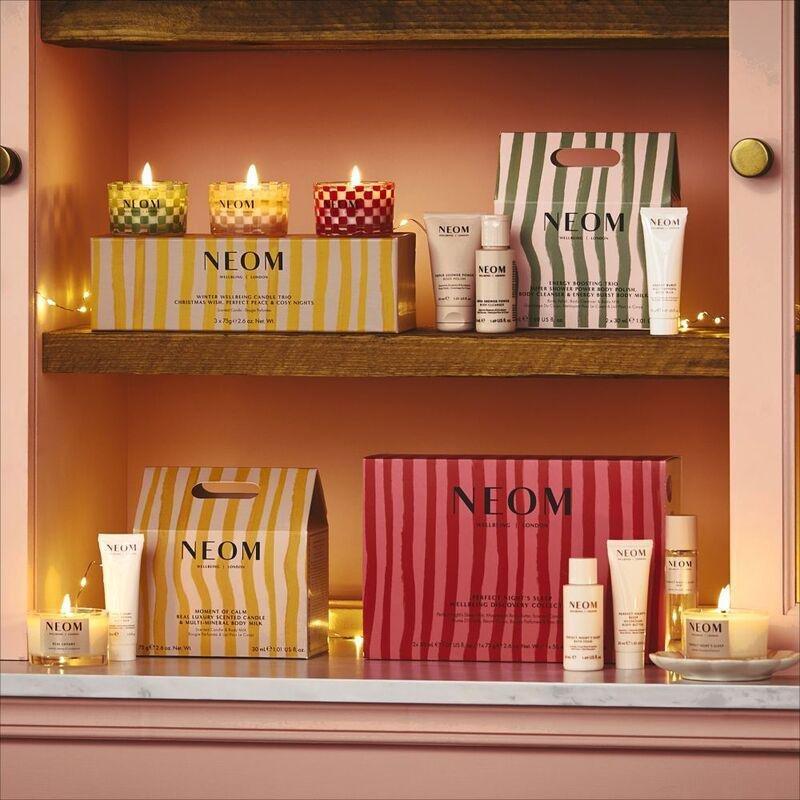 Neom Wellbeing Winter Wellbeing Candle Trio, , large image number 1