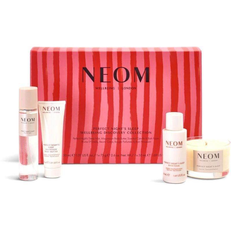 Neom Wellbeing Perfect Night's Sleep Wellbeing Discovery Collection + Festive Sleeve, , large image number 1