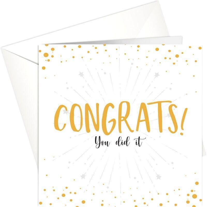 Share The Love Congratulation You Did It Greeing Card (15 x 15 cm), , large image number 0