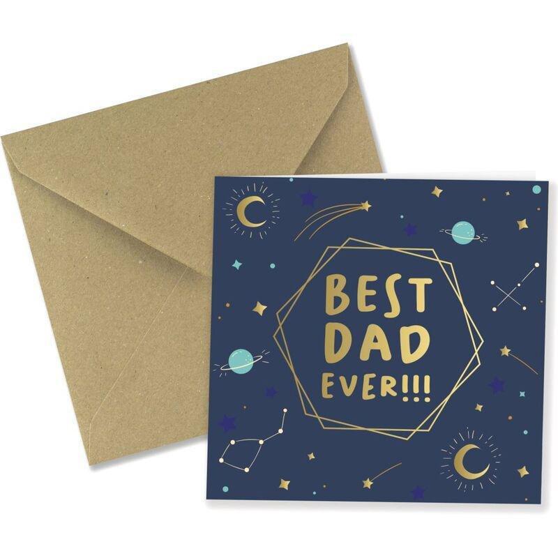 Share The Love Best Dad Ever (15 x 15 cm) - Greeting Card for Dad, , large image number 0