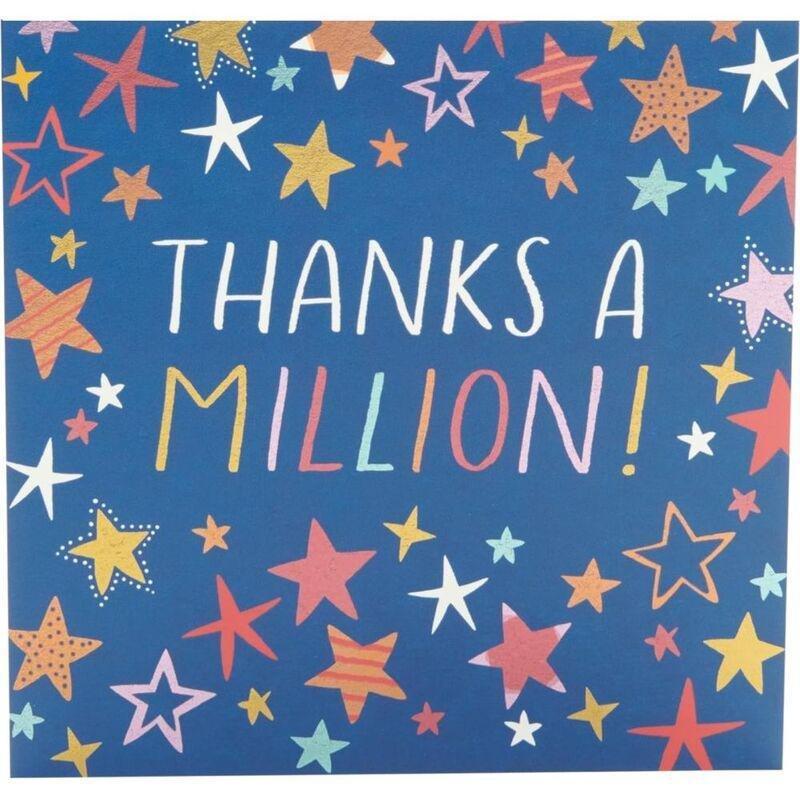 UK Greetings Thank You Greeting (15.9 x 15.9 cm), , medium