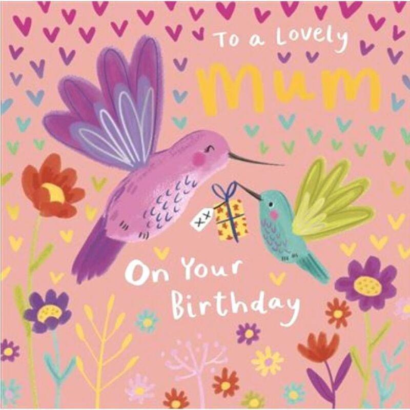 UK Greetings Happy Birthday Mum Greeting Card (15.9 x 15.9 cm), , medium