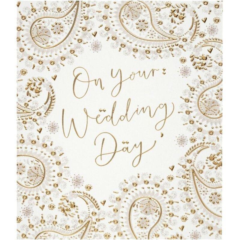 UK Greetings Wedding Wedding Greeting Card(15.9 x 18.4 cm), , medium