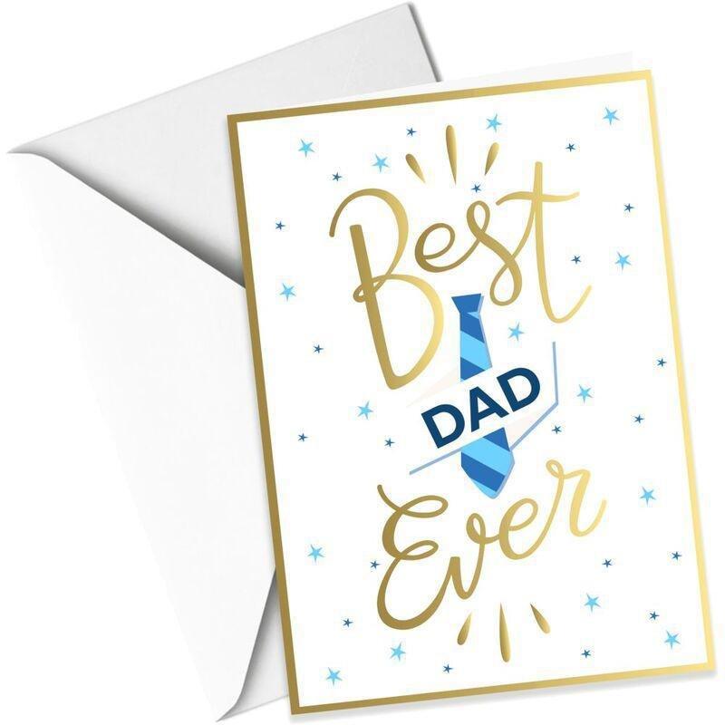 Share the Love Best Dad Ever Greeting Card (14.85 x 21 cm), , large image number 0