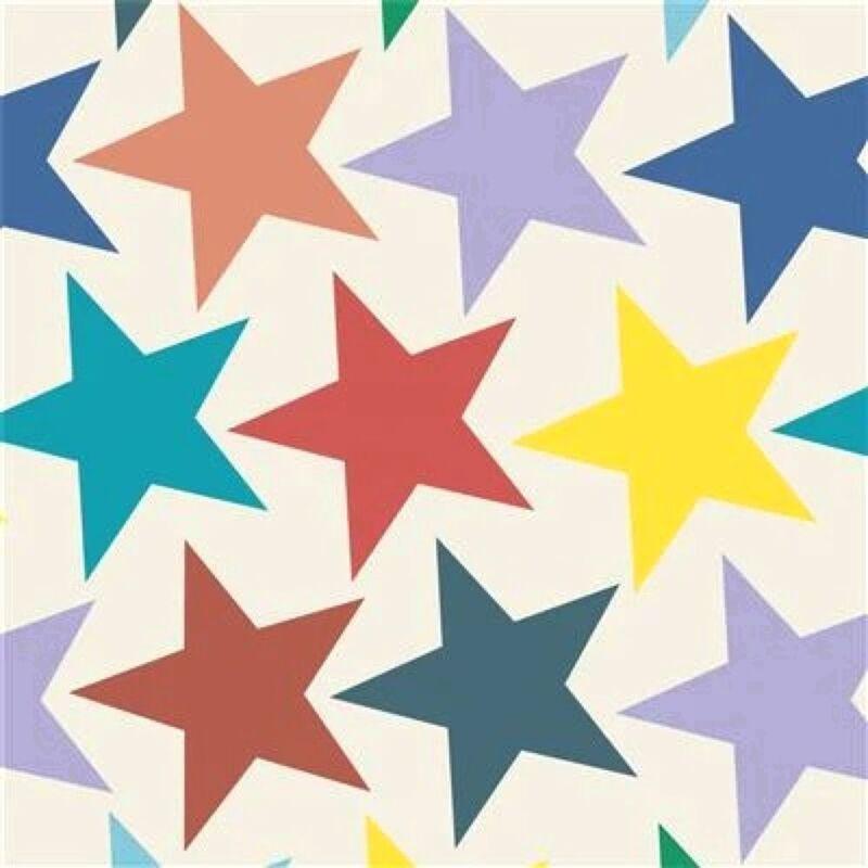 UK Greetings Essentials Retro Stars Wrapping Paper Roll (150 x 70 cm), , large image number 0