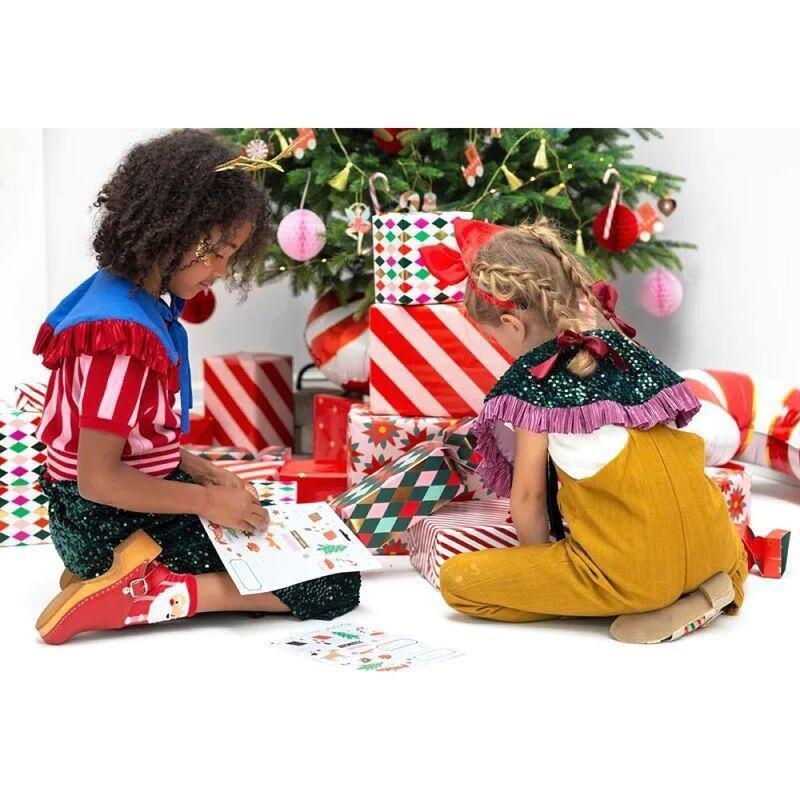 Partydeco Christmas Stripes Wrapping Paper (200 x 70 cm), , large image number 4