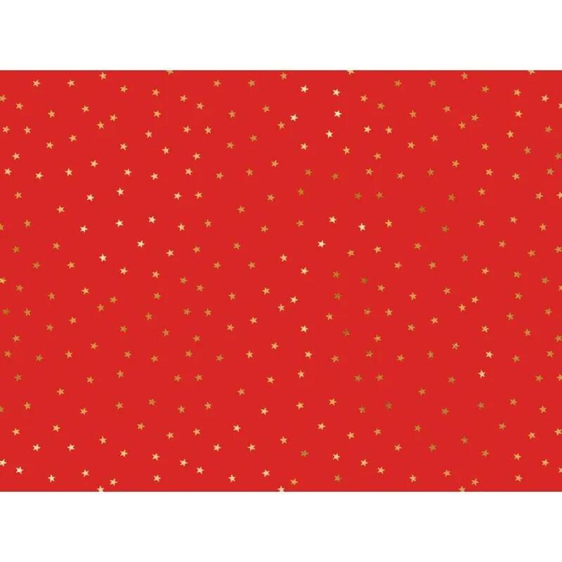 Partydeco Christmas Stars Wrapping Paper (200 x 70 cm), , large image number 0