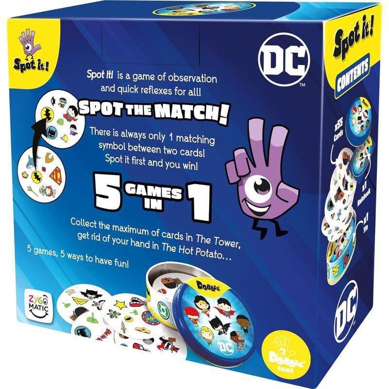Zygomatic Spot It Dc Universe Card Game, , large image number 1