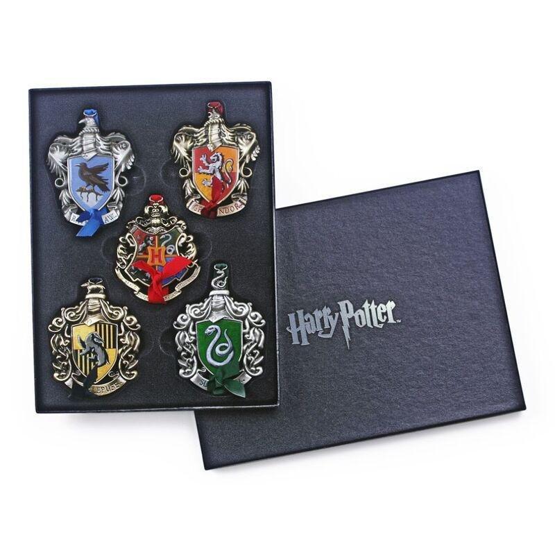 Noble Collection Harry Potter Hogwarts Emblems Tree Ornaments, , medium