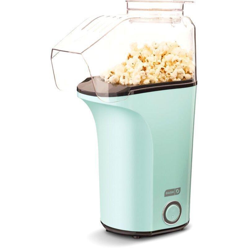 Dash Popcorn Maker Aqua + Dash Mini Waffle Maker Aqua, , medium