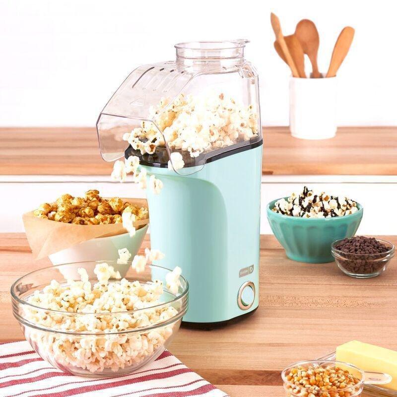 Dash Popcorn Maker Aqua + Dash Mini Waffle Maker Aqua, , large image number 2