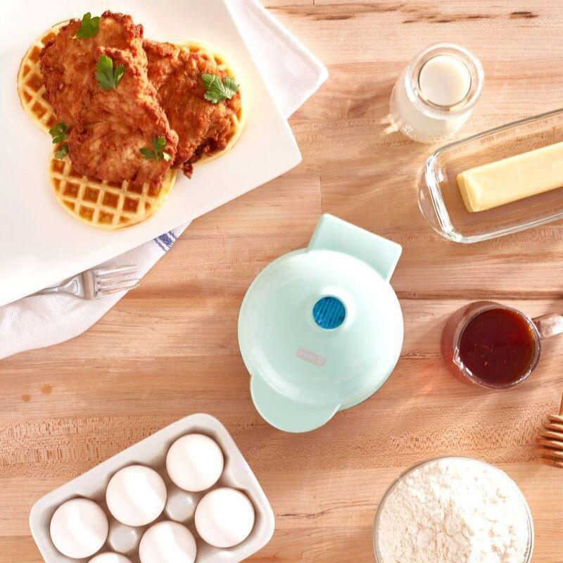 Dash Popcorn Maker Aqua + Dash Mini Waffle Maker Aqua, , large image number 5