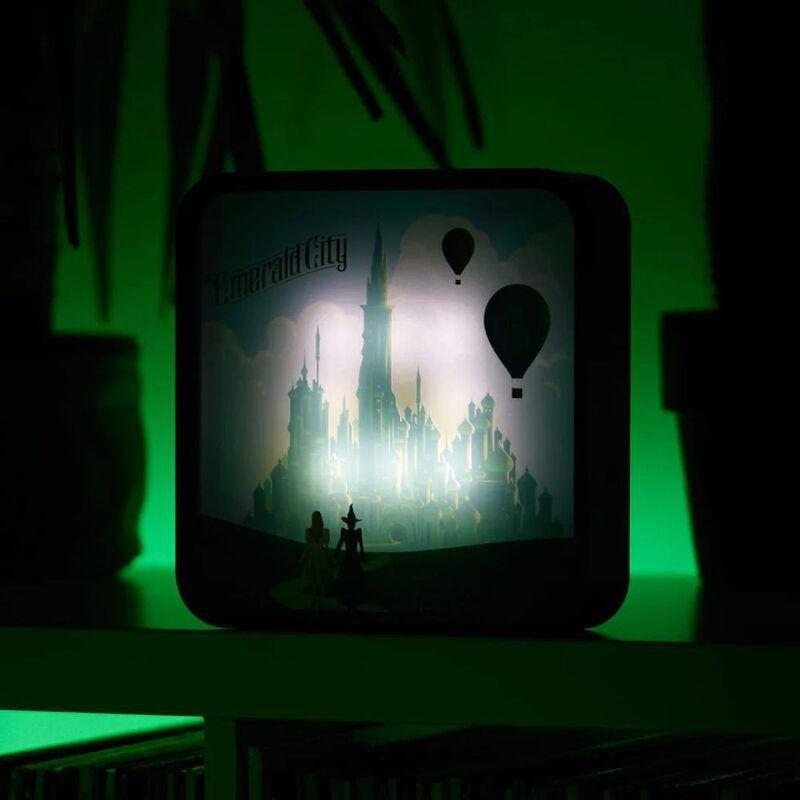 Numskull Wicked Acrylic Lamp Emerald City, , large image number 1