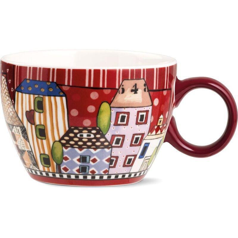 Egan Breakfast Cup Paese Mio Red 420 ml, , large image number 0