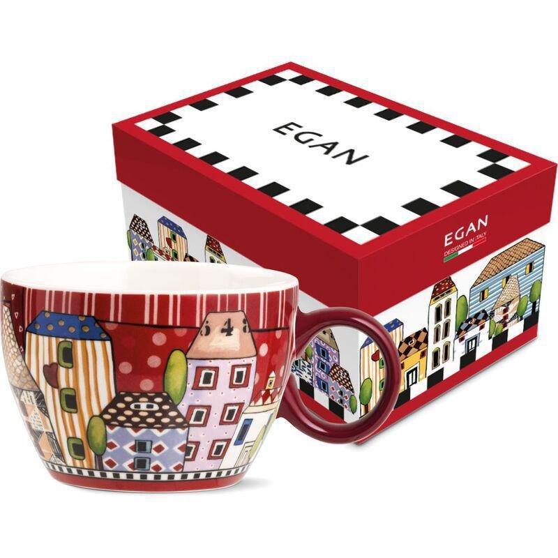 Egan Breakfast Cup Paese Mio Red 420 ml, , large image number 1