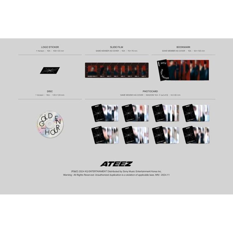 Golden Hour Part.2 (Digipack Ver.) (Assortment  Includes 1)|Ateez, , large image number 0