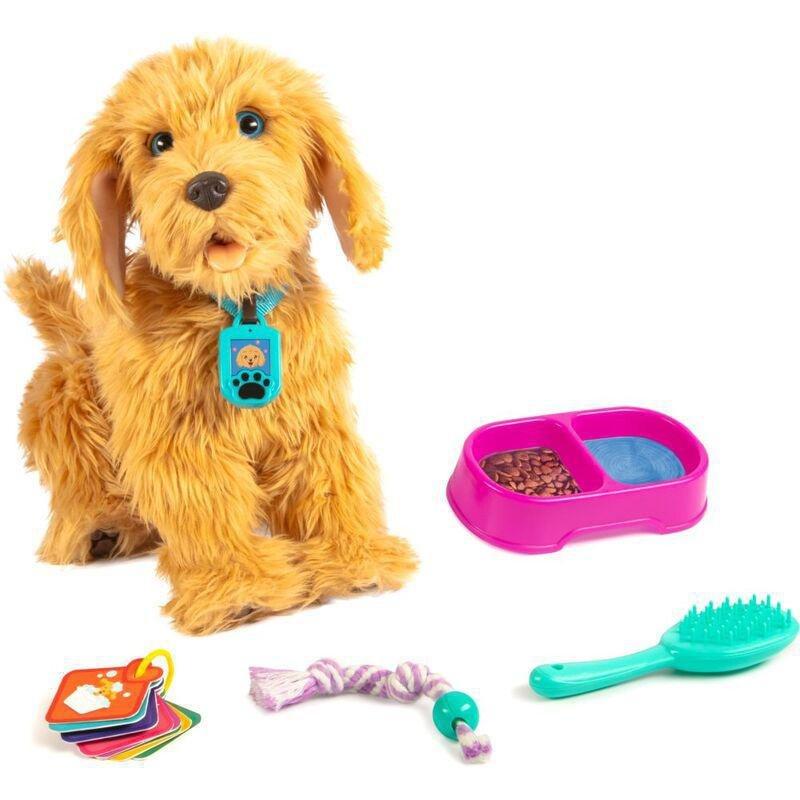 Skyrocket My Fuzzy Friends Moji The Lovable Labradoodle Interactive Pet, , large image number 1