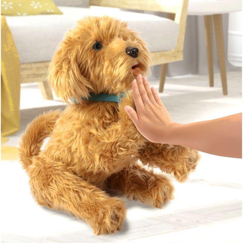 Skyrocket My Fuzzy Friends Moji The Lovable Labradoodle Interactive Pet, , large image number 4