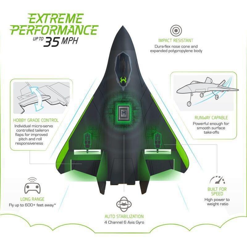 Skyrocket Sky Viper Vector Stunt Plane Remote Control, , large image number 5