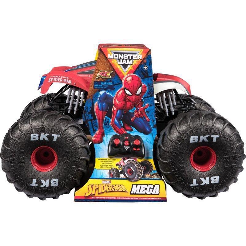 Spin Master Monster Jam RC Mega Spider-Man Remote Control Truck, , medium