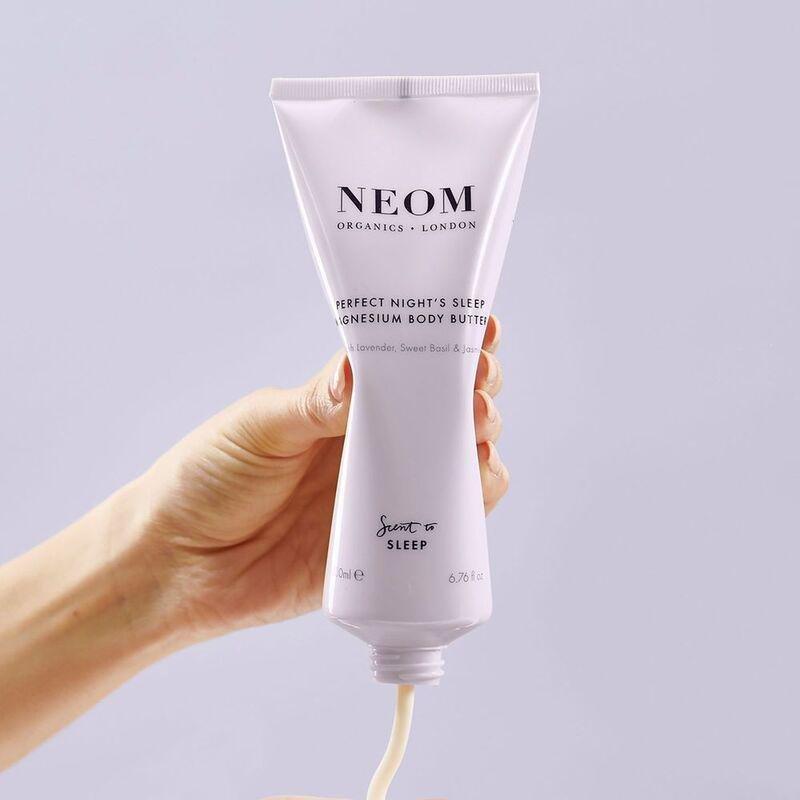 Neom Wellbeing Perfect Night's Sleep Magnesium Body Butter (200ml) - English Lavender / Sweet Basil / Jasmine, , large image number 0