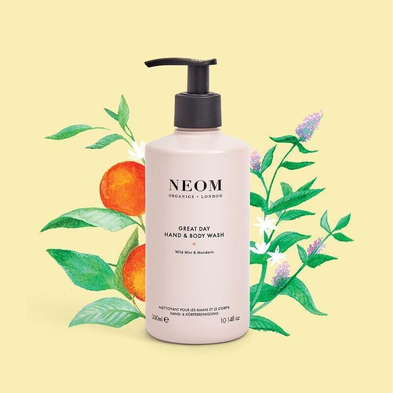 Neom Wellbeing Great Day Body & Hand Wash (300ml) - Wild Mint / Mandarin, , large image number 1