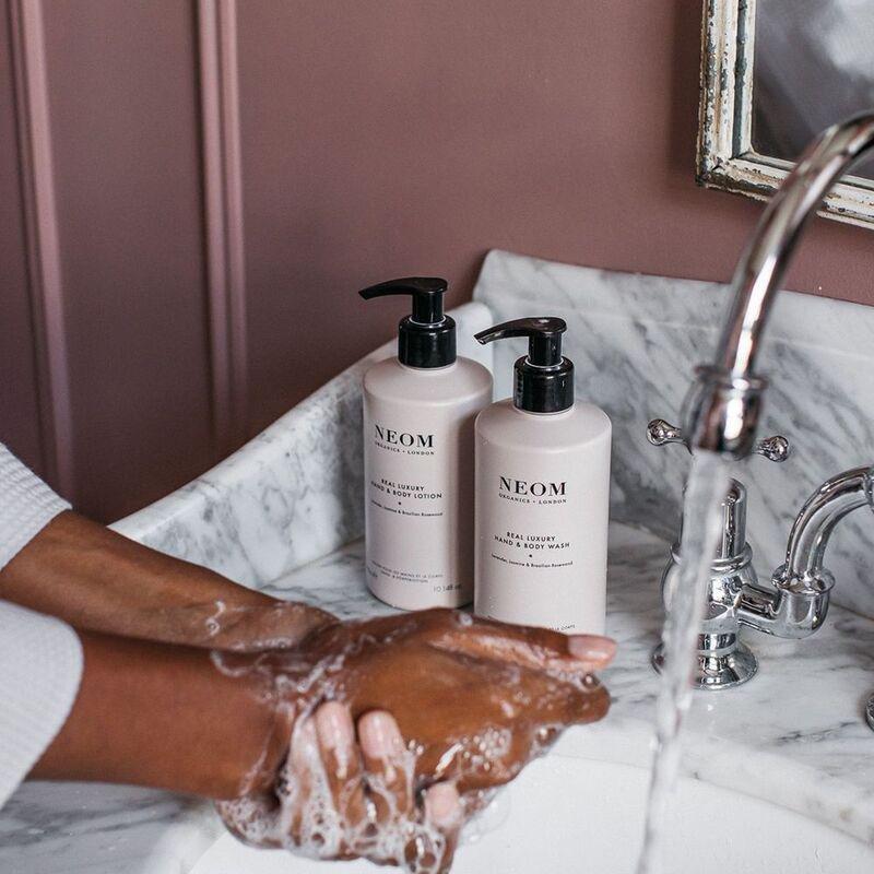 Neom Wellbeing Real Luxury Hand & Body Wash (300ml) - Lavender / Jasmine / Brazilian Rosewood, , large image number 1