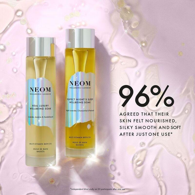 Neom Wellbeing Perfect Night's Sleep Wellbeing Soak (100ml) - English Lavenderm / Chamomile / Patchouli, , large image number 5