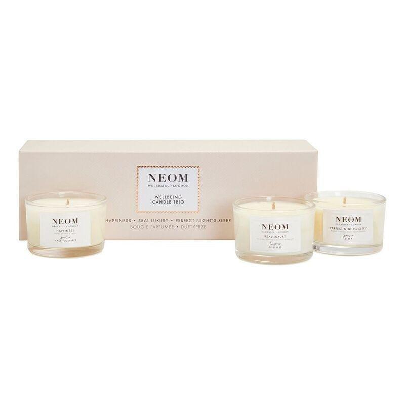 Neom Wellbeing Wellbeing Candle Trio (75g) (Pack of 3), , medium