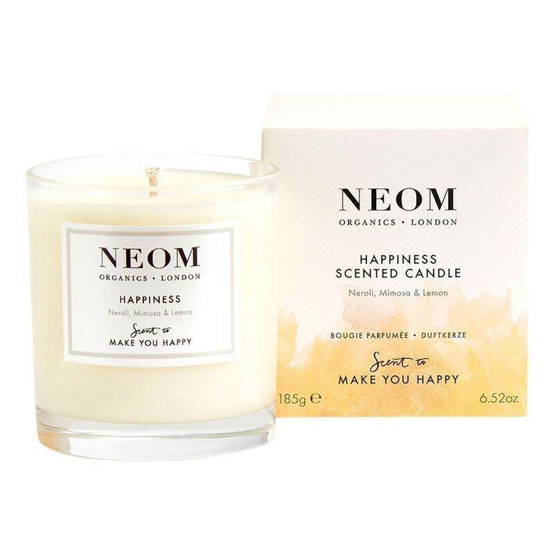 Neom Wellbeing Happiness Scented Candle (185g) - Neroli / Memosa / Lemon, , medium
