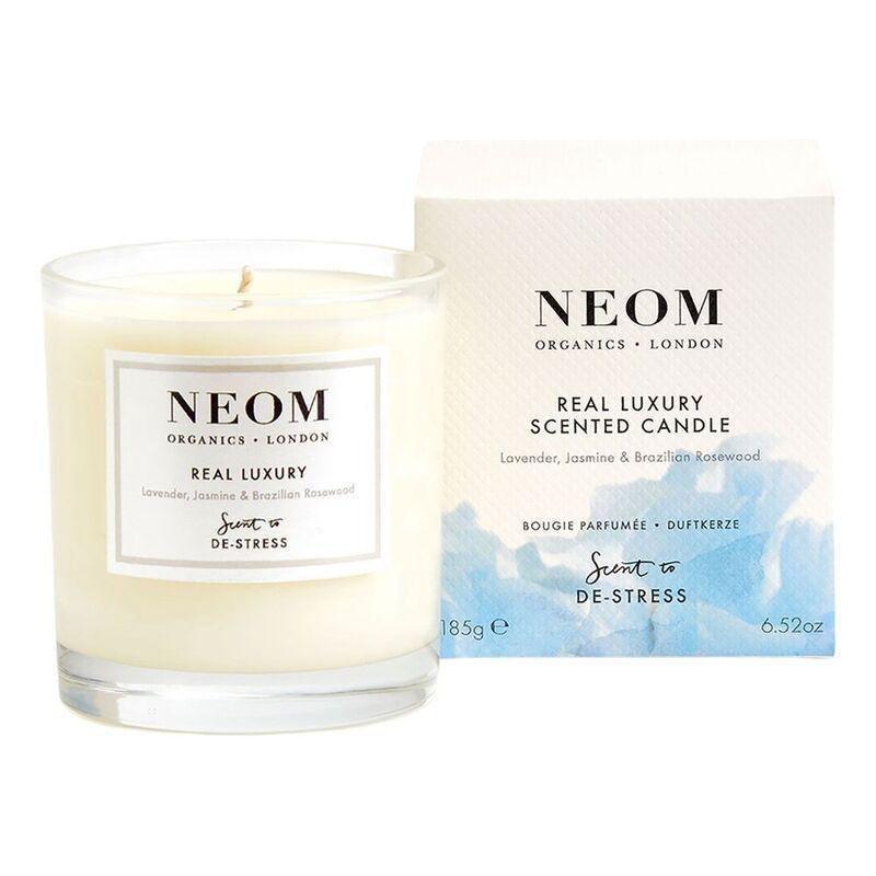 Neom Wellbeing Real Luxury Scented Candle (185g) - Lavender / Jasmine / Brazilian Rosewood, , medium