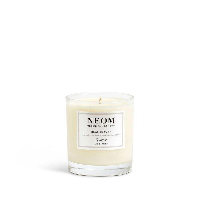 Neom Wellbeing Real Luxury Scented Candle (185g) - Lavender / Jasmine / Brazilian Rosewood, , large image number 1