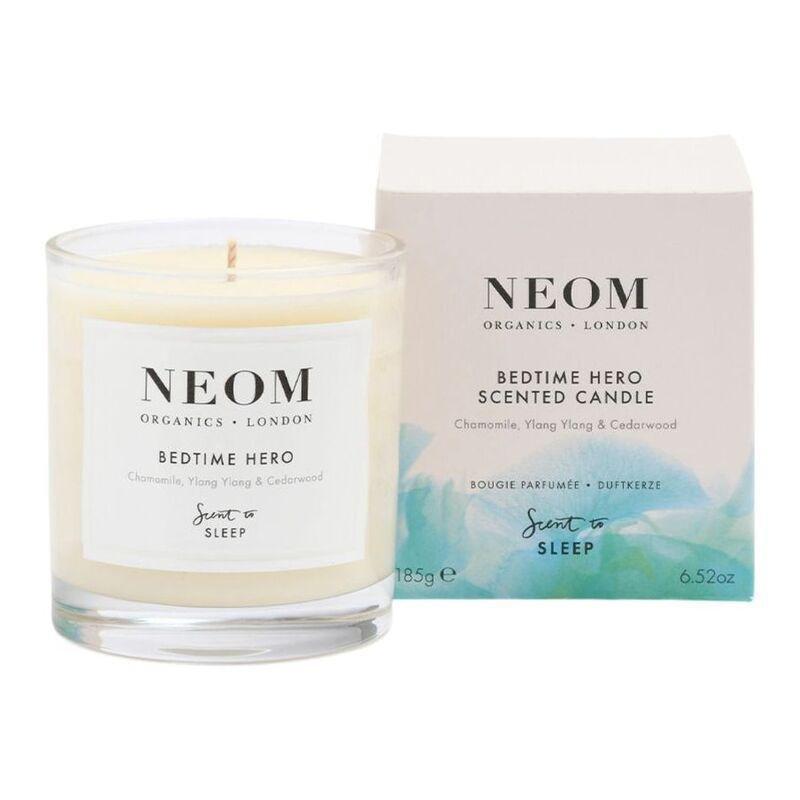 Neom Wellbeing Bedtime Hero Scented Candle (185g) - Chamomile / Ylang Ylang / Cedarwood, , medium
