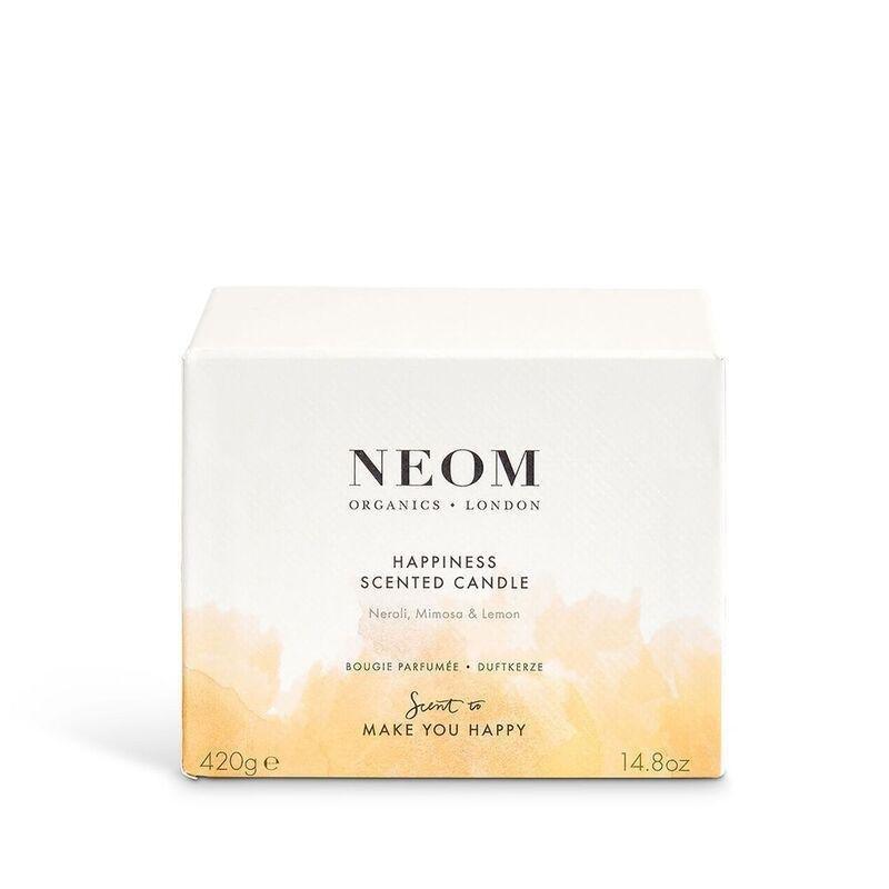Neom Wellbeing 3 Wick Happiness Scented Candle (420g) - Neroli / Memosa / Lemon, , large image number 4